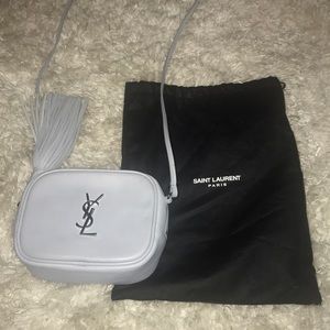 YSL Authentic Blogger Bag in Blue
